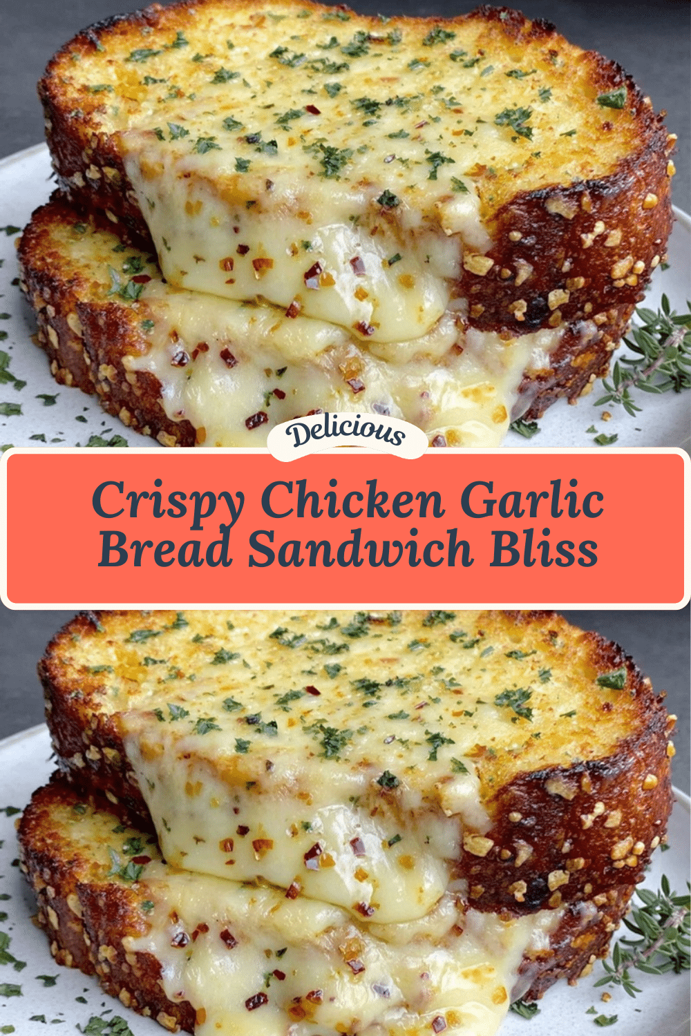 chicken garlic bread sandwich recipe
