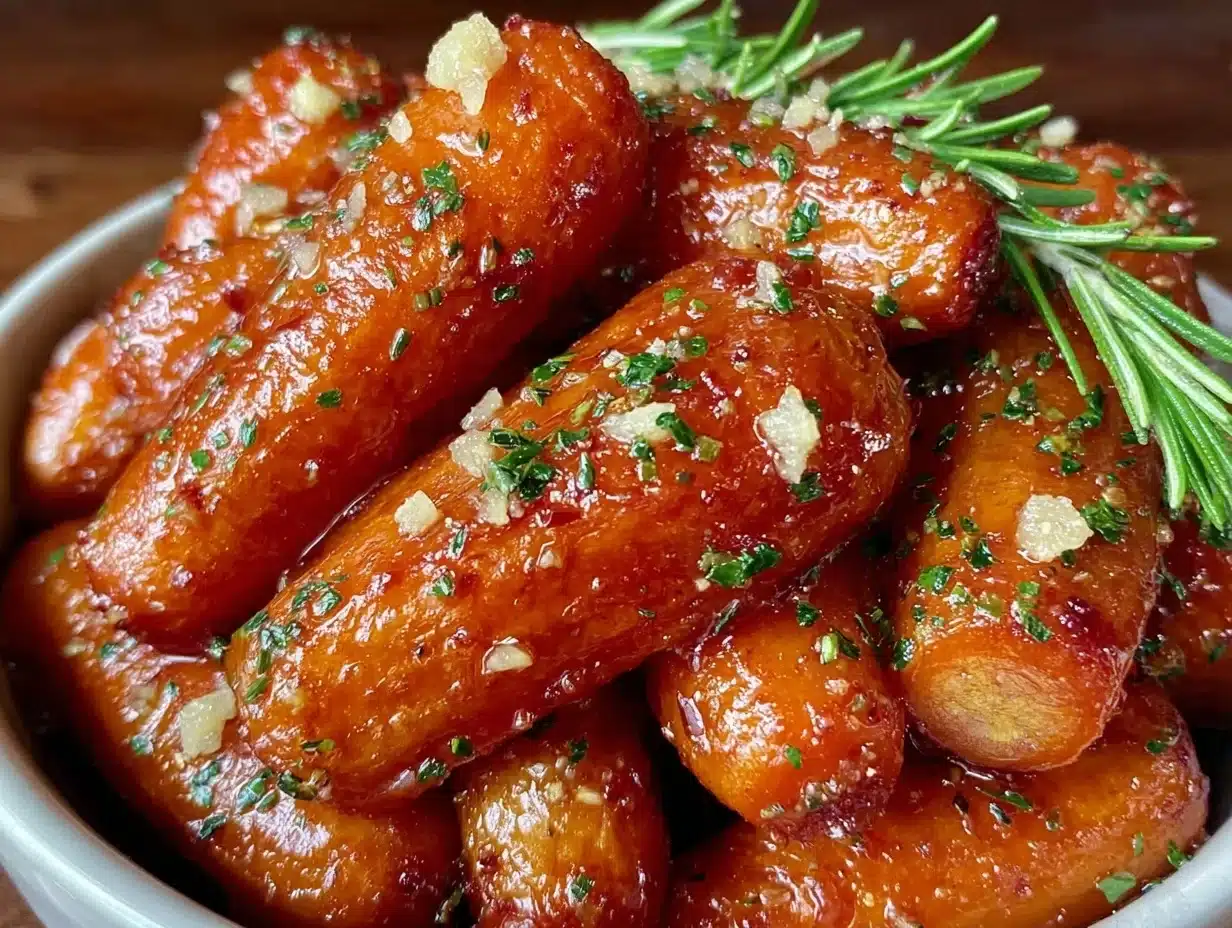 savory roasted carrots with honey glaze - featured image